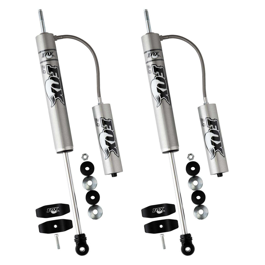 FOX 2.0 Perf Series Shocks w/ Reservoir Front Pair w/5.5-7" lift - 2017-2024 Ford F-450 Super Duty 4WD RWD