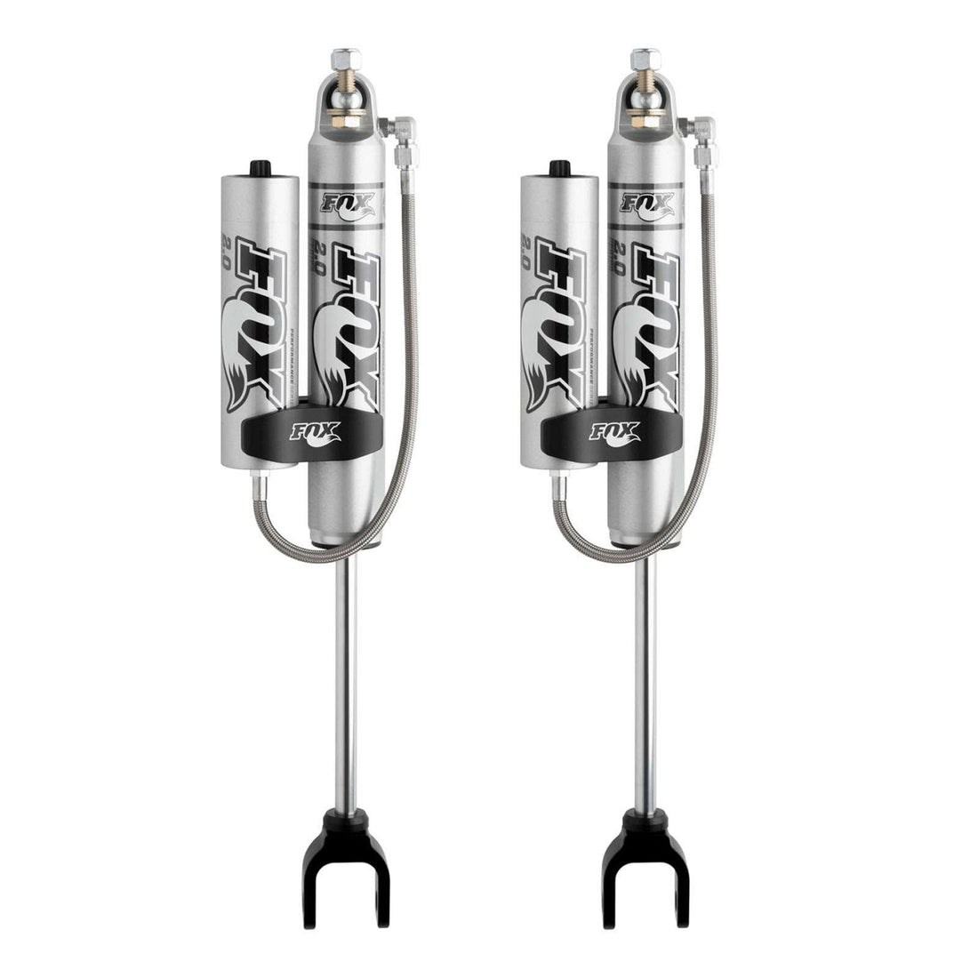 FOX 2.0 Perf Series Shocks w/ Reservoir Front Pair w/4-6" lift - 2011-2019 Chevrolet Silverado 3500 HD 4WD RWD