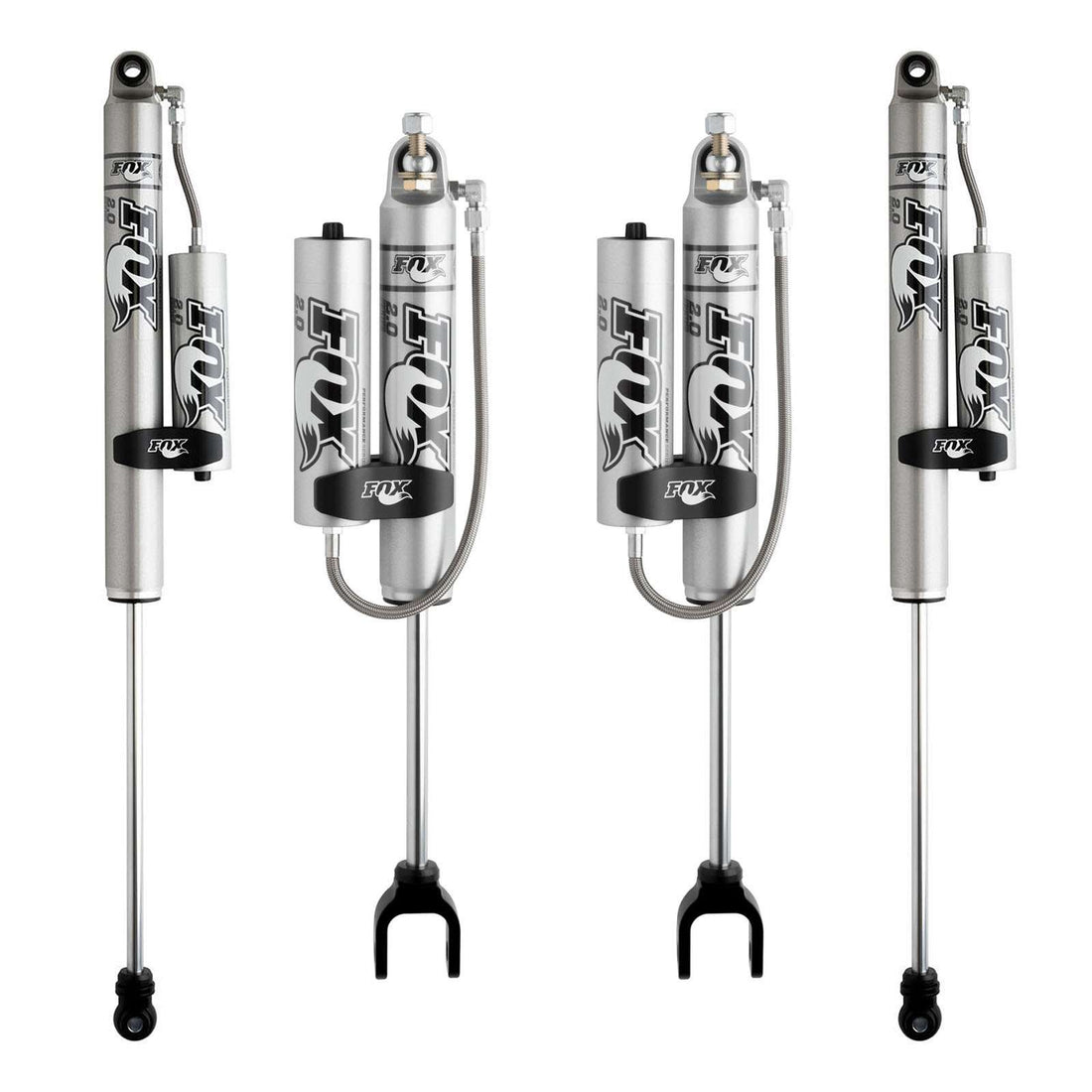 FOX 2.0 Perf Series Shocks w/ Reservoir Set w/7-9" lift - 2011-2019 GMC Sierra 3500 HD 4WD RWD