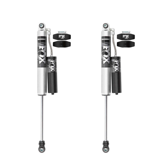 FOX 2.0 Perf Series Shocks w/ Reservoir Rear Pair w/0-1" lift - 2020-2024 Chevrolet Silverado 3500 HD
