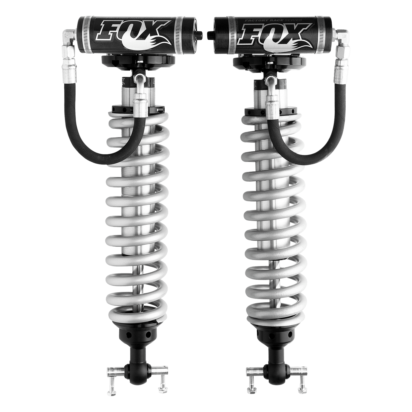 Fox 07+ Chevy 1500 2.5 Factory Series 4.4in. Remote Reservoir Coilover Shock Set / 0-2in. Lift