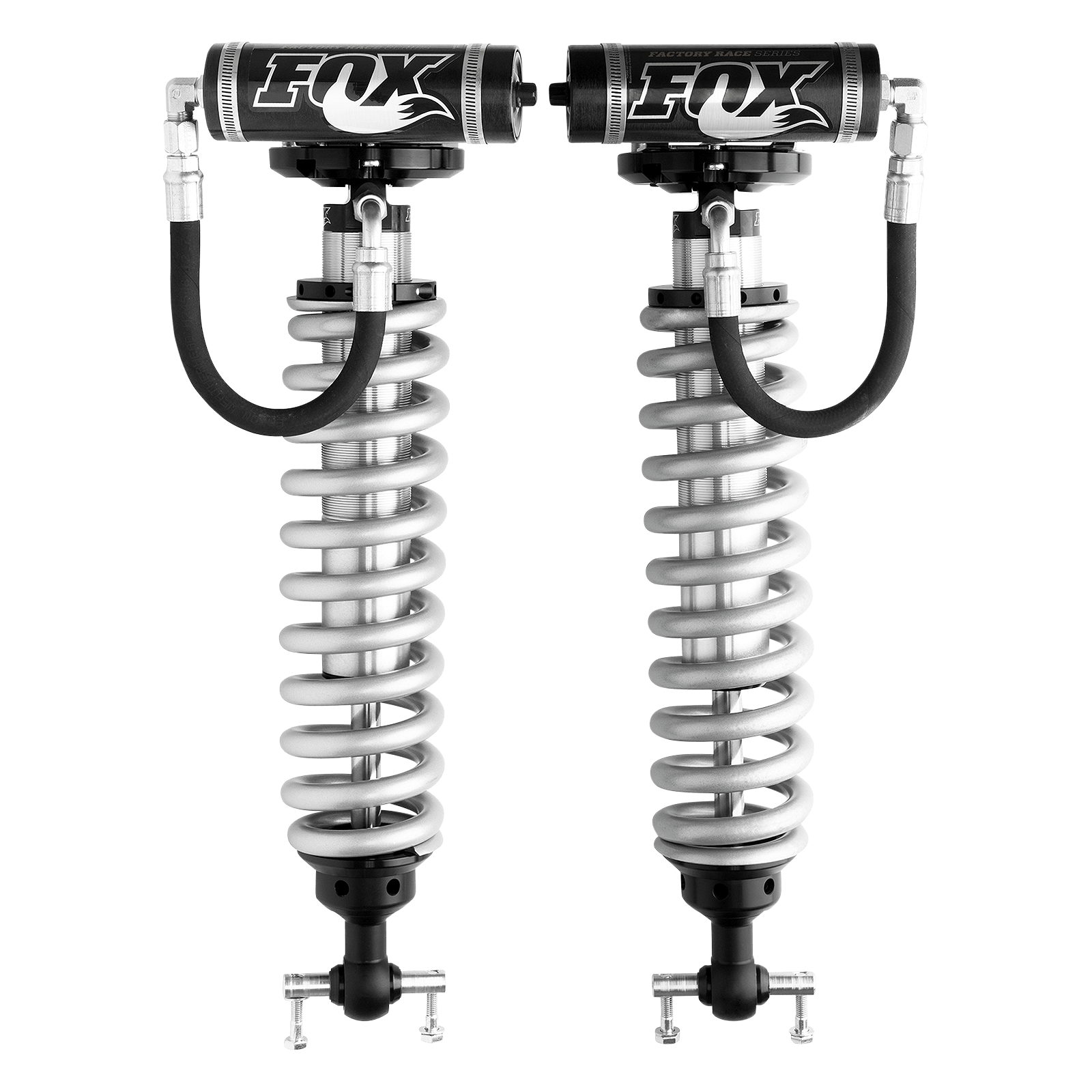 Fox 07+ Chevy 1500 2.5 Factory Series 4.4in. Remote Reservoir Coilover Shock Set / 0-2in. Lift
