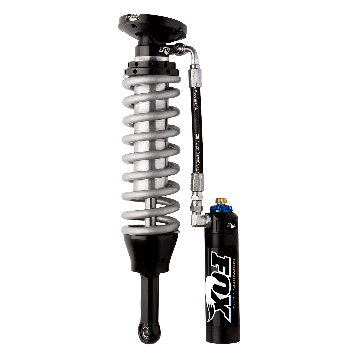 Fox 00-06 Tundra w/UCA 2.5 Factory Series 5.45in. Remote Res. Coilover Shock Set w/DSC Adj. - Black