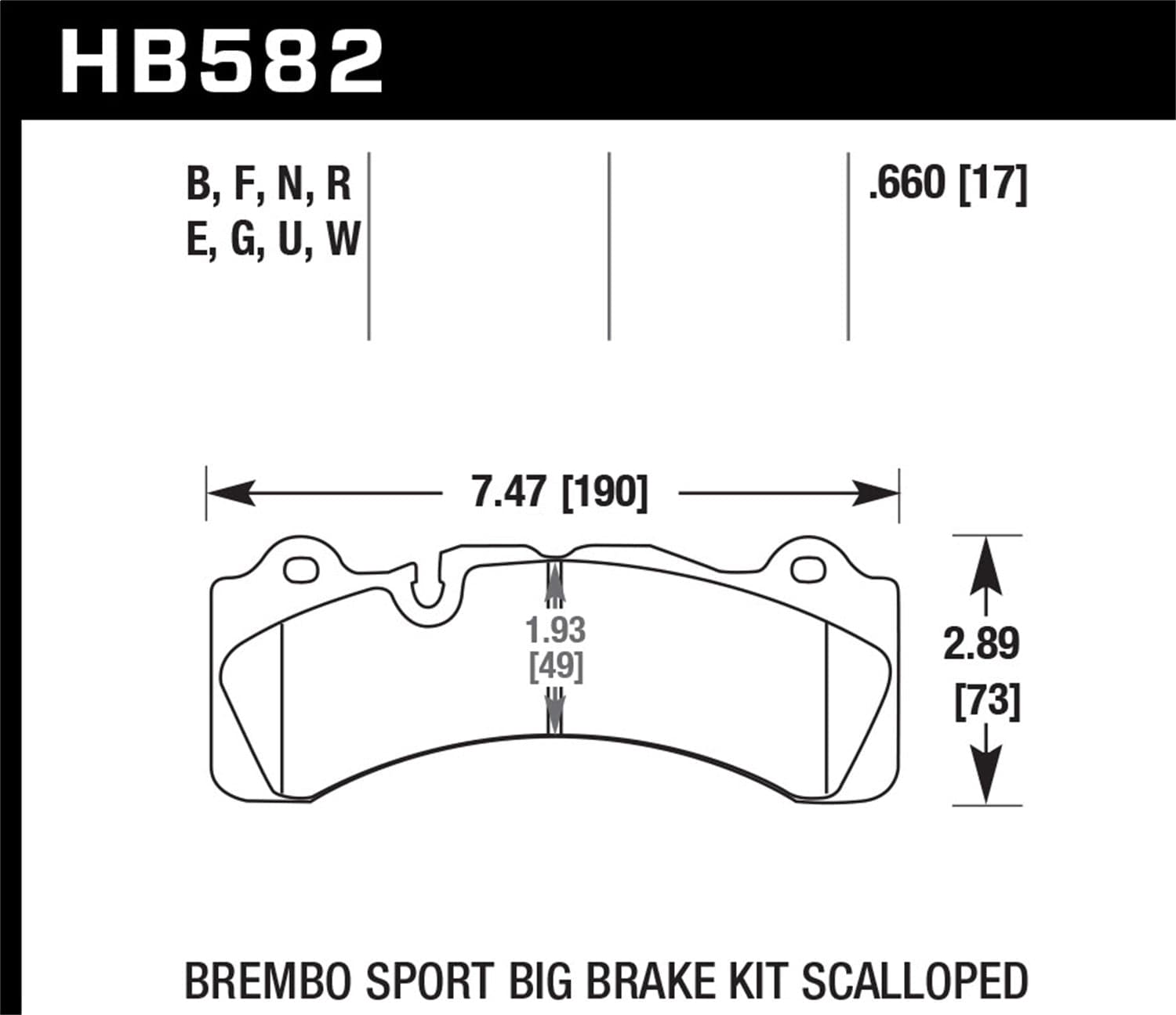 Hawk Brembo Racing DTC-60 Brake Pads