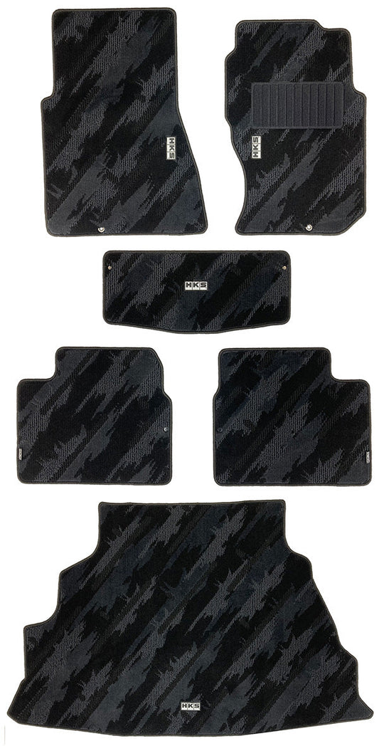 HKS FLOOR MATS BNR32 FULL SET OCT RHD