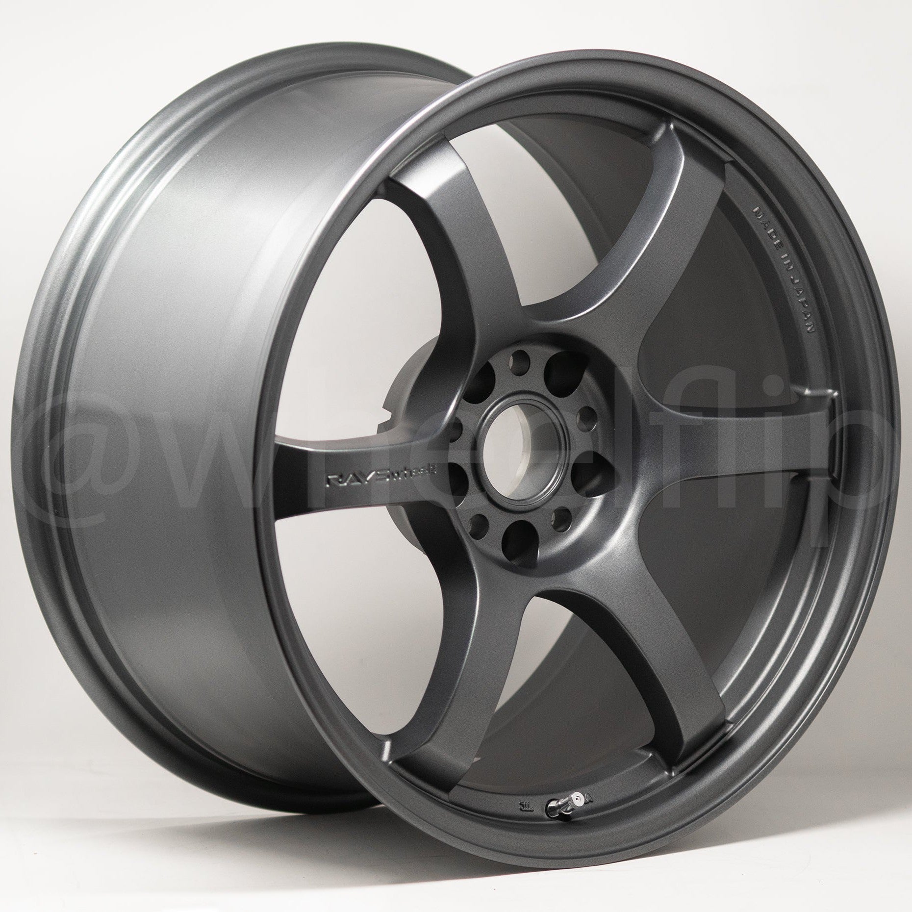 Gram Lights 57DR 18x10.5 +12 5x114.3 Gun Blue 2 Wheel