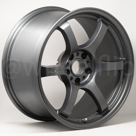 Gram Lights 57DR 18x10.5 +12 5x114.3 Gun Blue 2 Wheel
