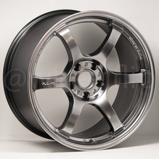 Gram Lights 57DR 17x9.0 +22 5x114.3 Grace Silver Wheel