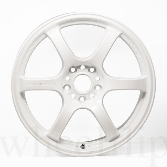 Gram Lights 57DR 18x9.5 +38 5x114.3 Ceramic Pearl Wheel (Min Order Qty 20)