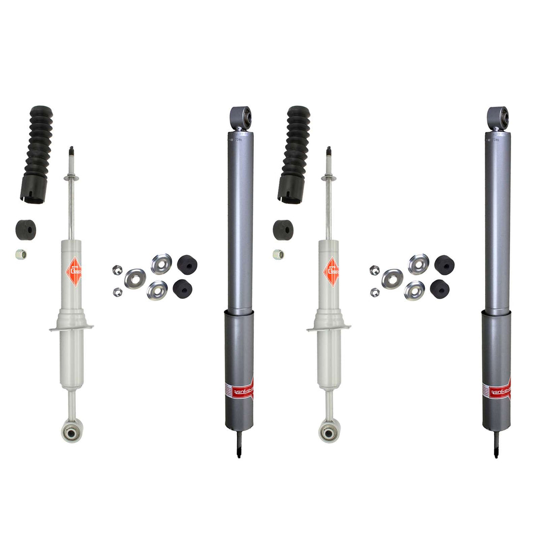 KYB Gas-A-Just Monotube Strut & Shocks Set - 2005-2015 Toyota Tacoma 4WD