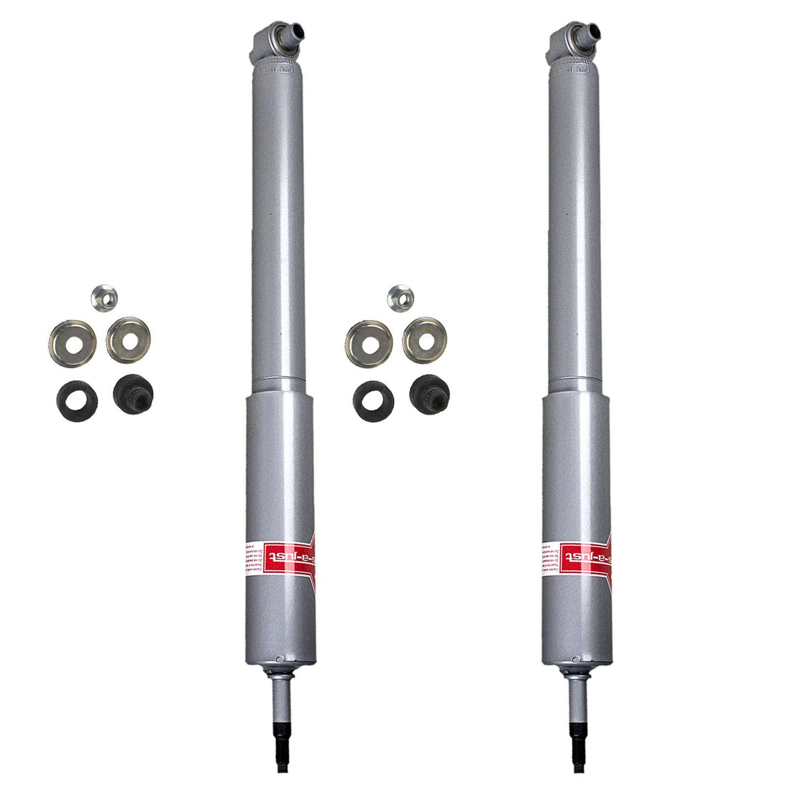 KYB Gas-A-Just Monotube Shocks Rear Pair - 2005-2014 Ford Mustang RWD