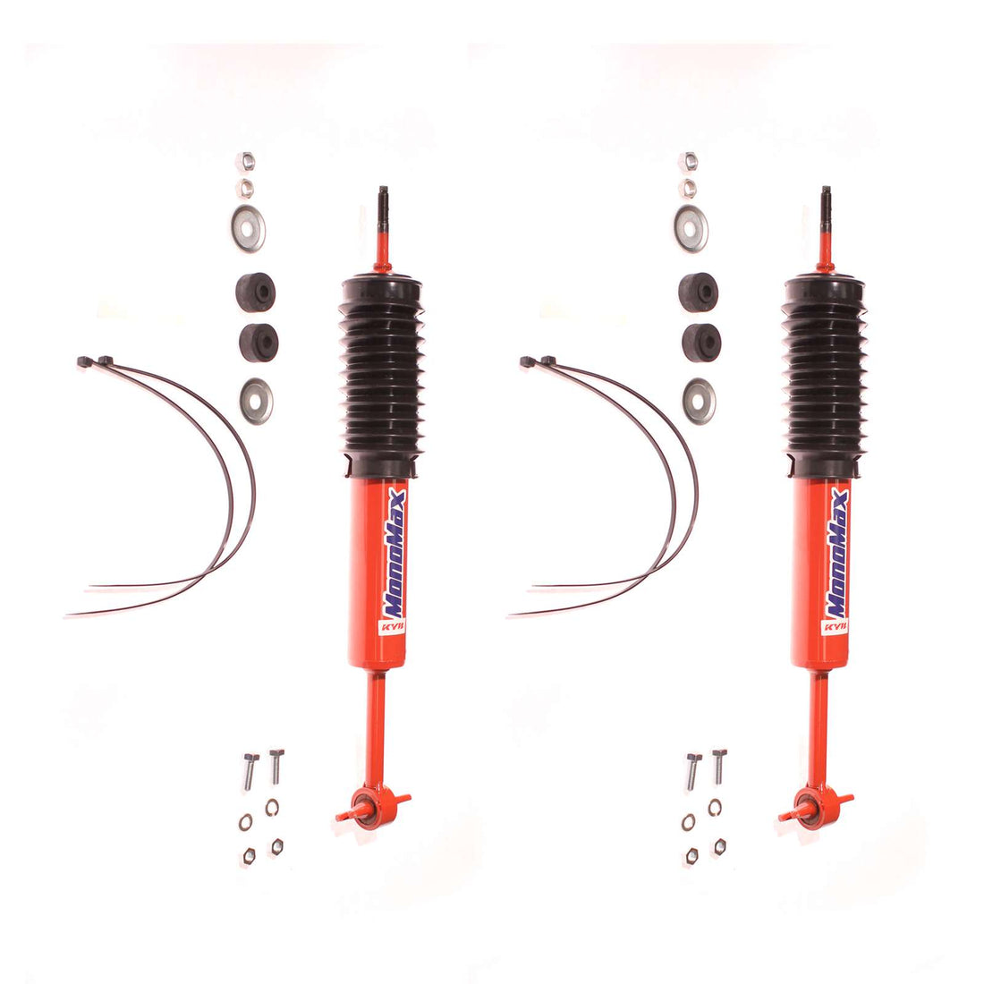 KYB Monomax Monotube Gas Shocks Front Pair - 1998-2011 Ford Ranger 4WD w/Torsion