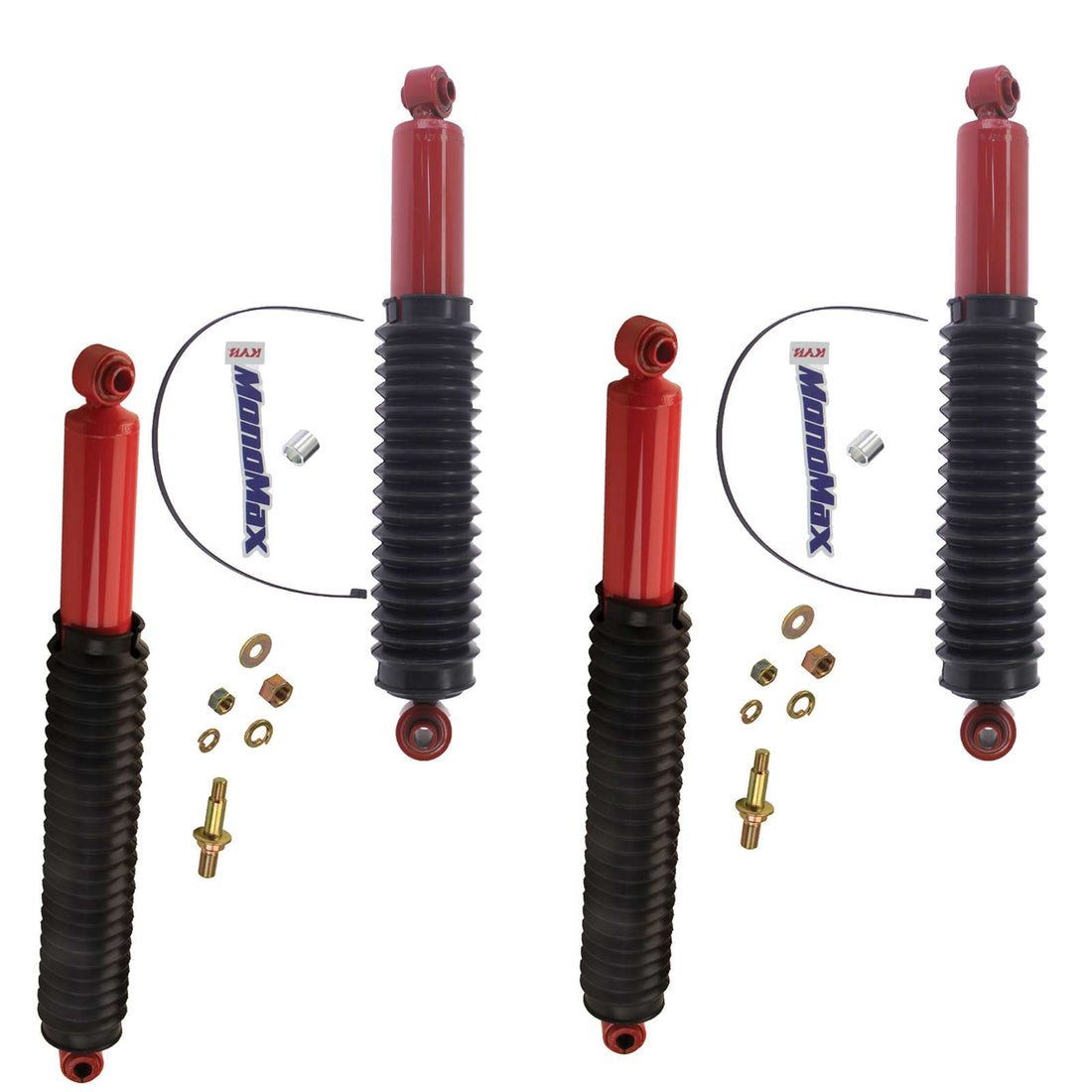 KYB Monomax Monotube Gas Shocks Set - 1973-1987 Chevrolet K10 Pickup 4WD
