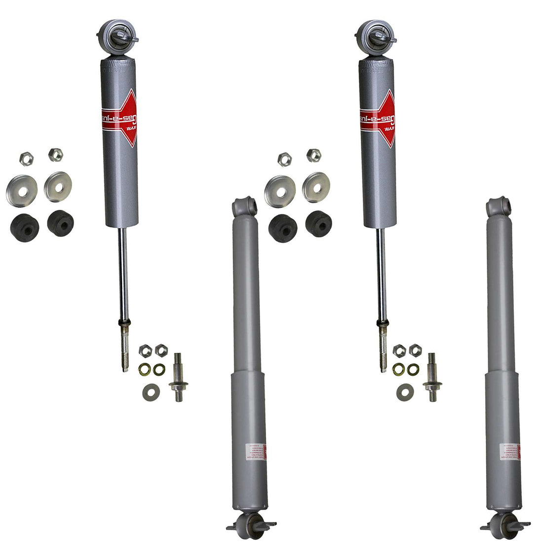 KYB Gas-A-Just Monotube Shocks Set - 1968-1977 Oldsmobile Cutlass Supreme RWD