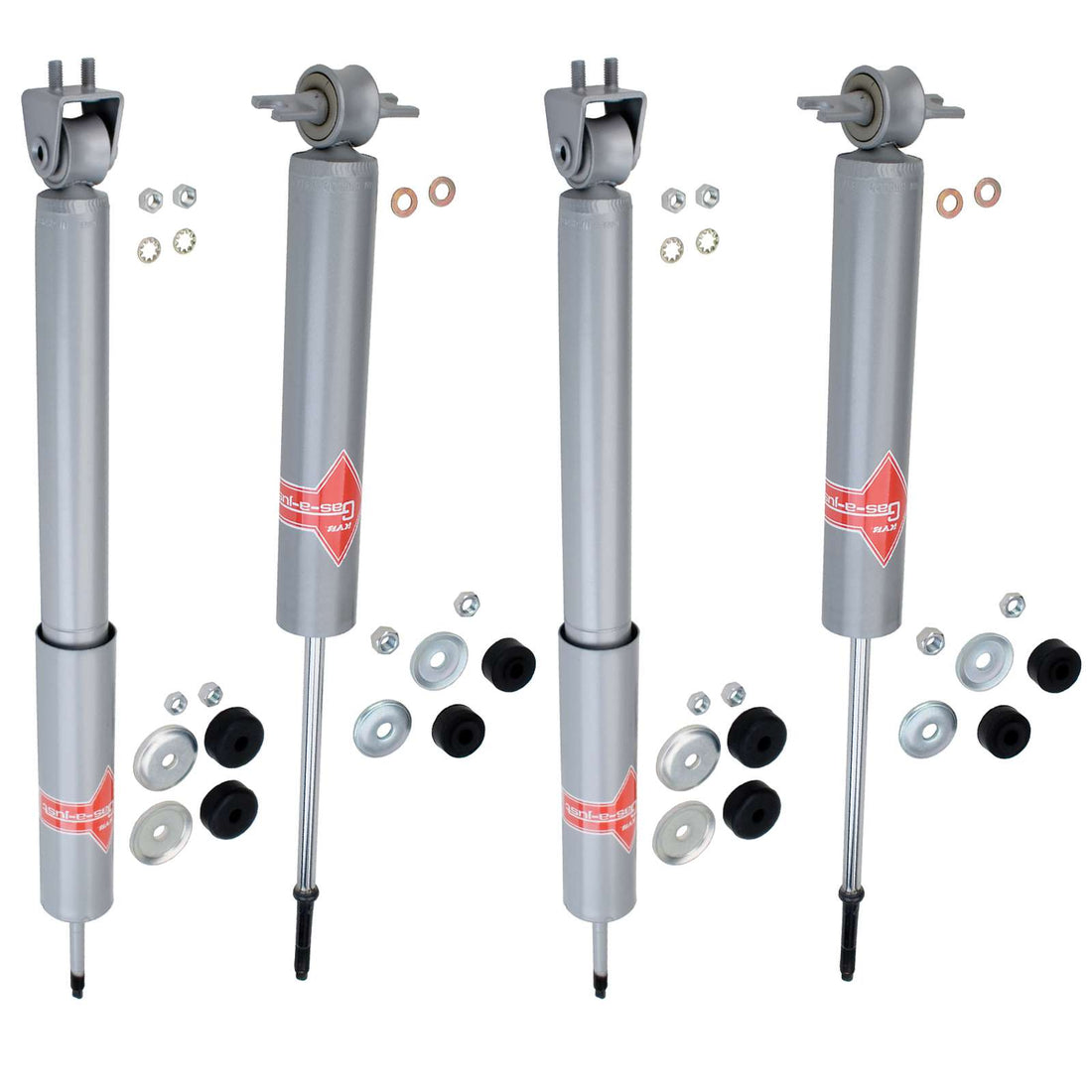 KYB Gas-A-Just Monotube Shocks Set - 1974-1980 Mercedes-Benz 450SL RWD