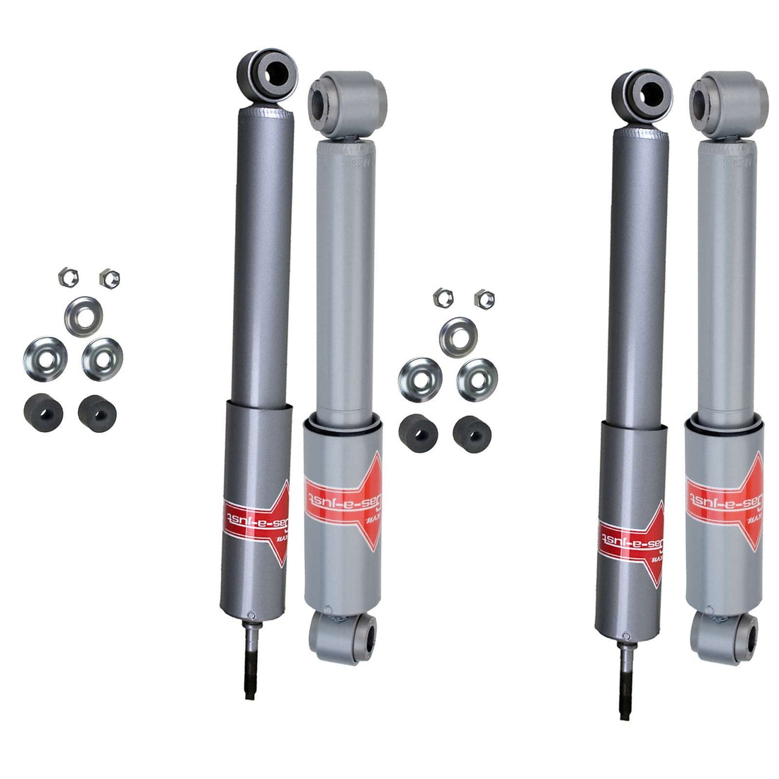 KYB Gas-A-Just Monotube Shocks Set - 1986-1995 Suzuki Samurai 4WD RWD