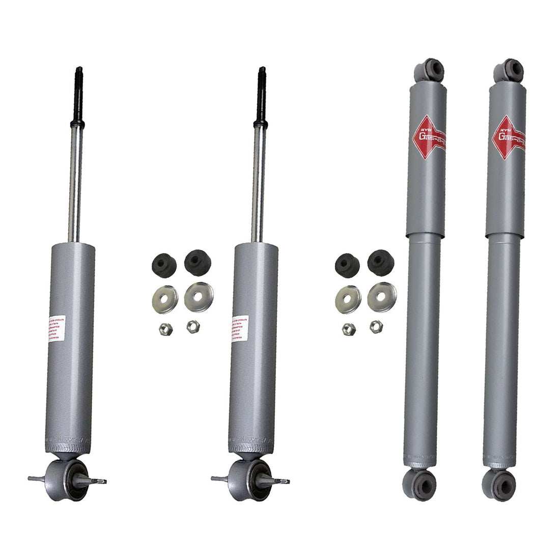 KYB Gas-A-Just Monotube Shocks Set - 1983-1994 Mitsubishi Mighty Max 4WD