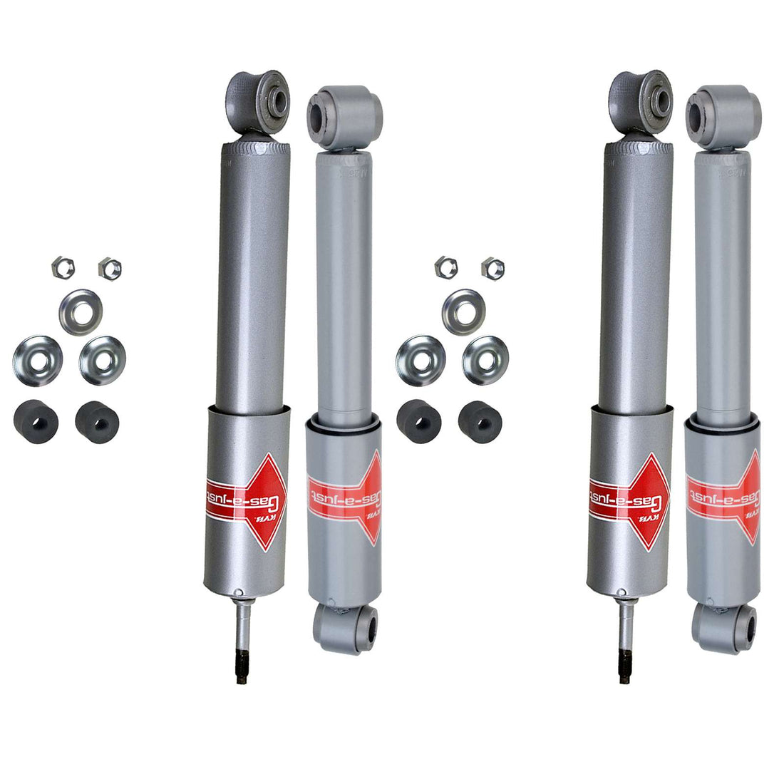 KYB Gas-A-Just Monotube Shocks Set - 1995-1997 Nissan Pickup 4WD