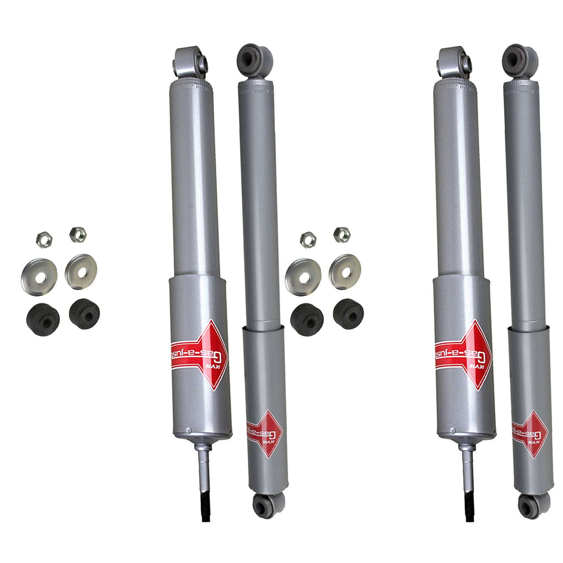 KYB Gas-A-Just Monotube Shocks Set - 1987-1995 Nissan Pathfinder 4WD RWD