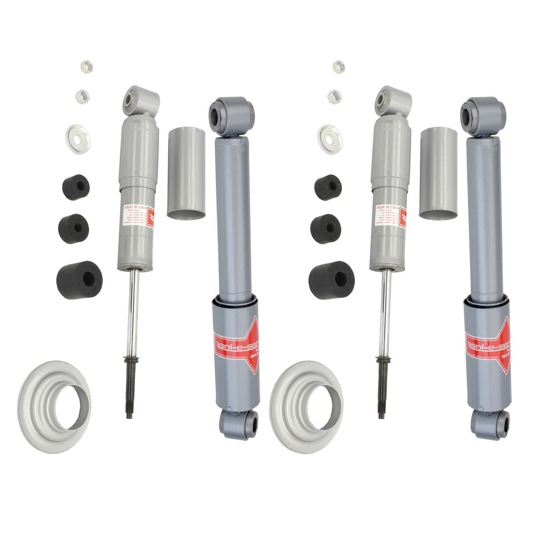 KYB Gas-A-Just Monotube Strut & Shocks Set - 1963-1980 Triumph Spitfire RWD