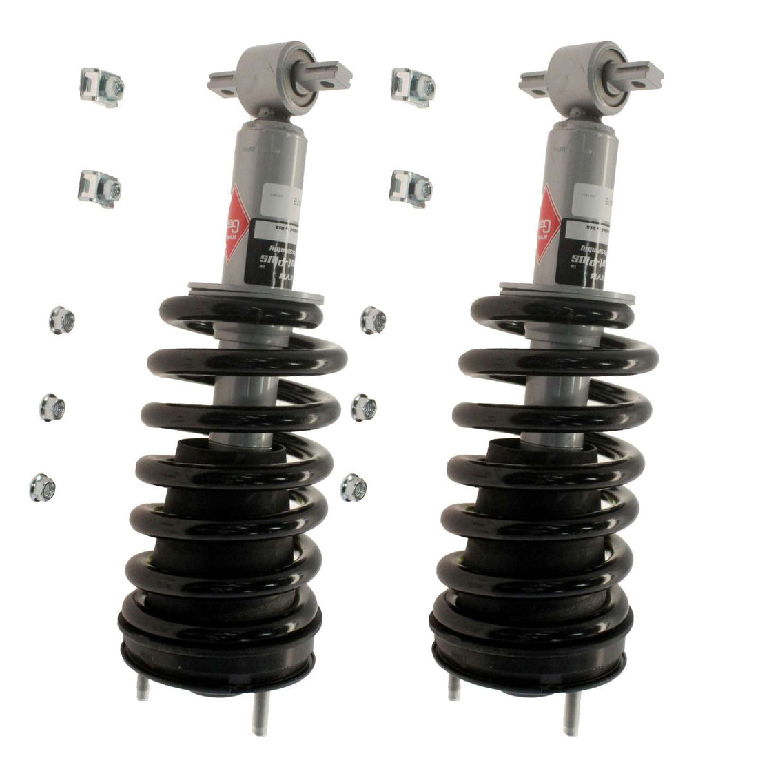 KYB Strut Plus Shocks & Spring Assembly Front Pair - 2007-2014 Chevrolet Tahoe 4WD