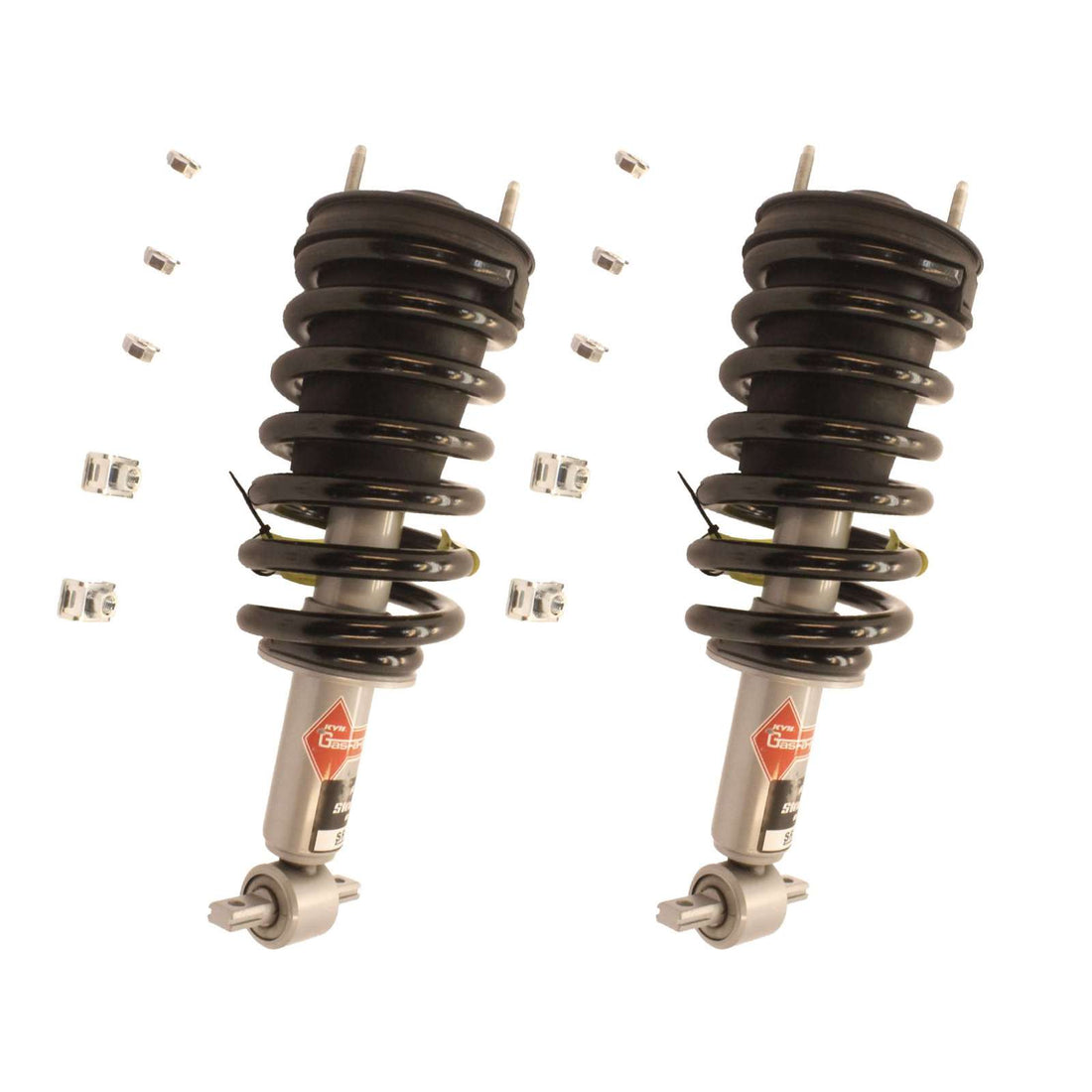 KYB Strut Plus Shocks & Spring Assembly Front Pair - 2007-2014 Chevrolet Suburban 1500 RWD