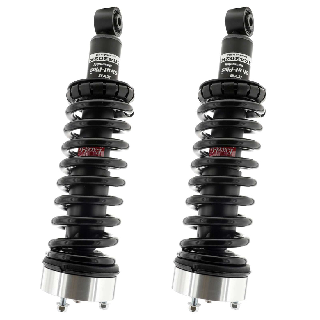 KYB Strut Plus Shocks & Spring Assembly Front Pair - 2005-2021 Nissan Frontier 4WD
