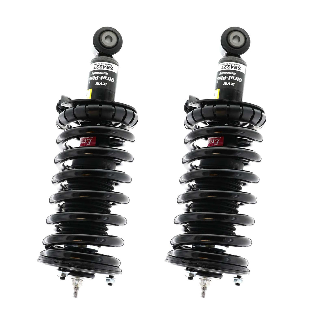 KYB Strut Plus Shocks & Spring Assembly Front Pair - 2004-2015 Nissan Titan RWD