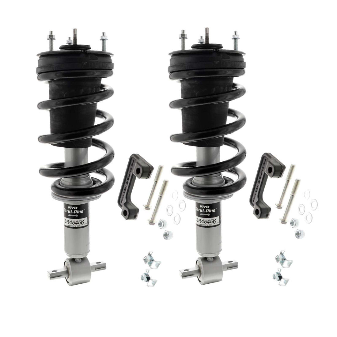 KYB Truck Plus Shocks & Spring Assembly Front Pair - 2015-2020 Chevrolet Suburban RWD