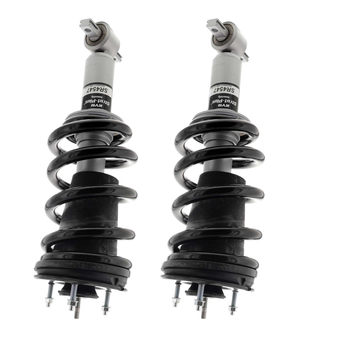 KYB Strut Plus Shocks & Spring Assembly Front Pair - 2014-2018 GMC Sierra 1500 4WD