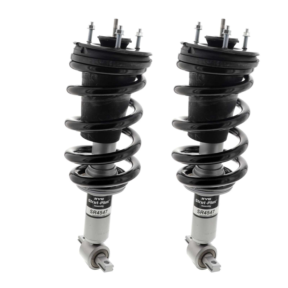 KYB Strut Plus Shocks & Spring Assembly Front Pair - 2014-2018 Chevrolet Silverado 1500 4WD