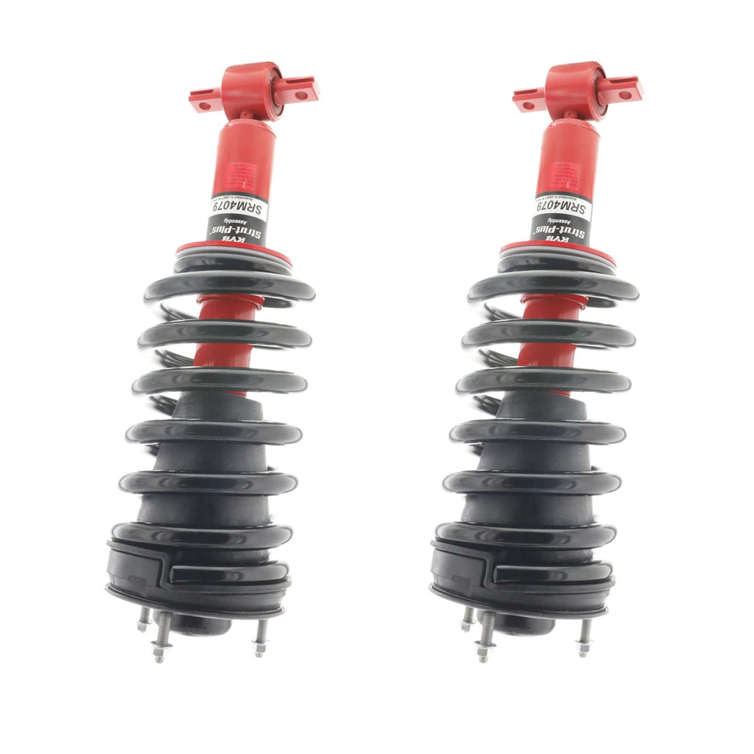KYB Truck Plus Shocks & Spring Assembly Front Pair - 2007-2014 Chevrolet Suburban 1500 4WD RWD