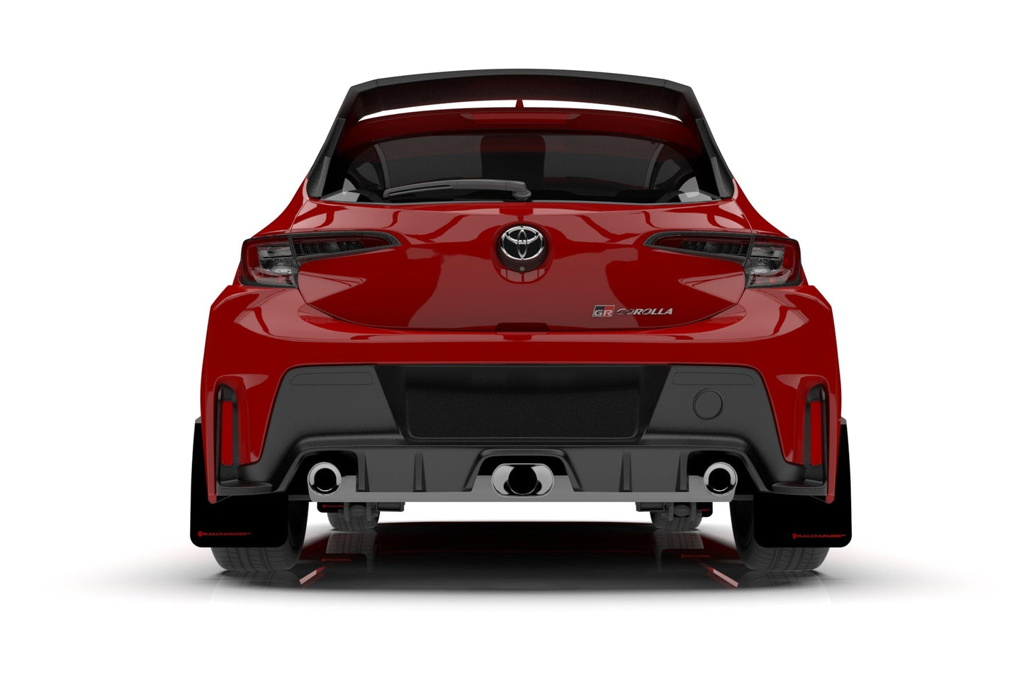 Rally Armor 23-26 Toyota GR Corolla Black UR Mud Flap w/Dark Grey Logo
