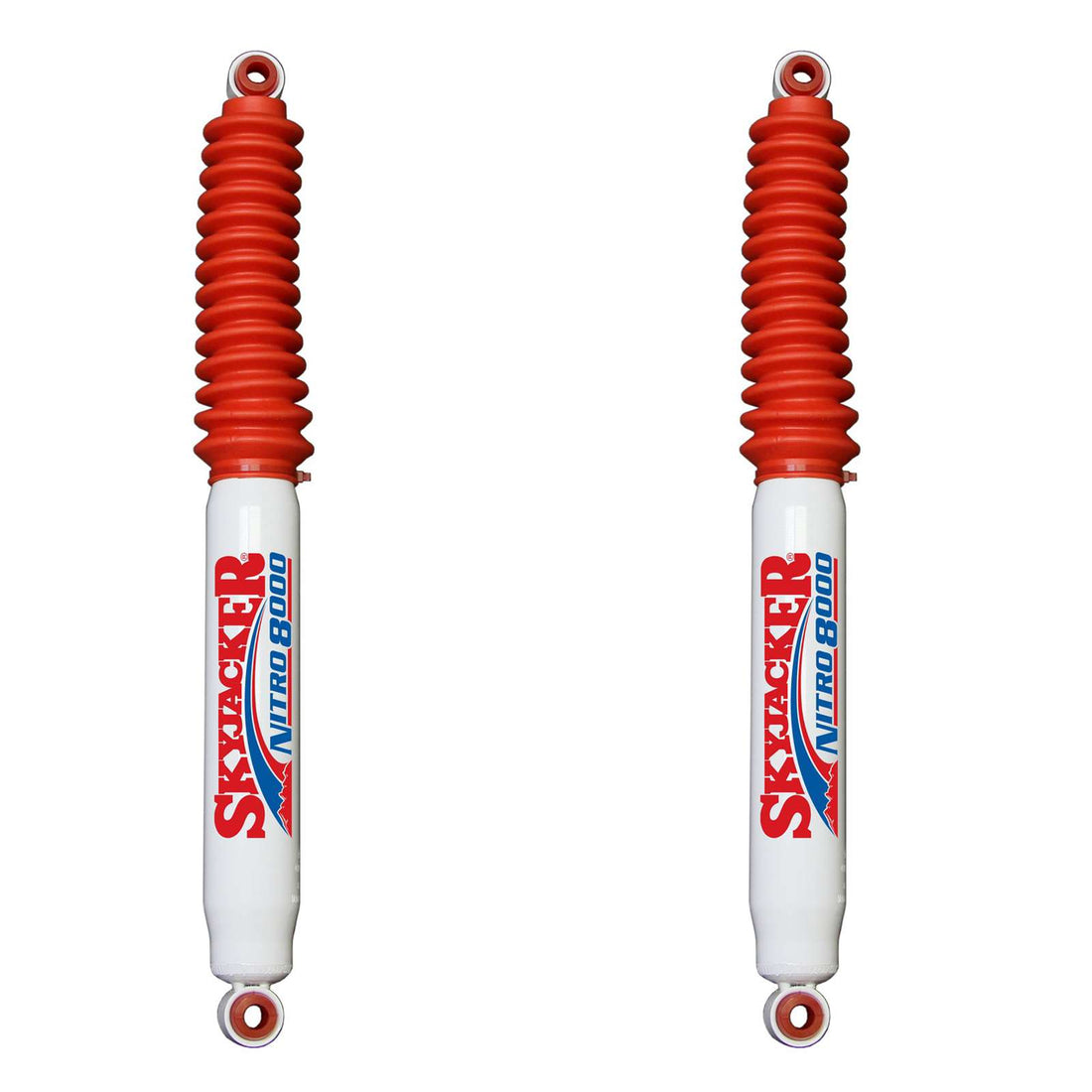 Skyjacker N8000 Nitrogen Gas Shocks Rear Pair w/0-2.5" lift - 2004-2015 Nissan Armada 4WD RWD