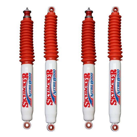 Skyjacker N8000 Nitrogen Gas Shocks Set w/5-8" lift - 1980-1986 Ford F-250 4WD