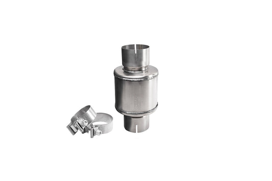 Corsa 304 Stainless Steel 2.75in Pro Series Packed Resonator (Slip Fit) (2-3DB) w/ 2 Clamps