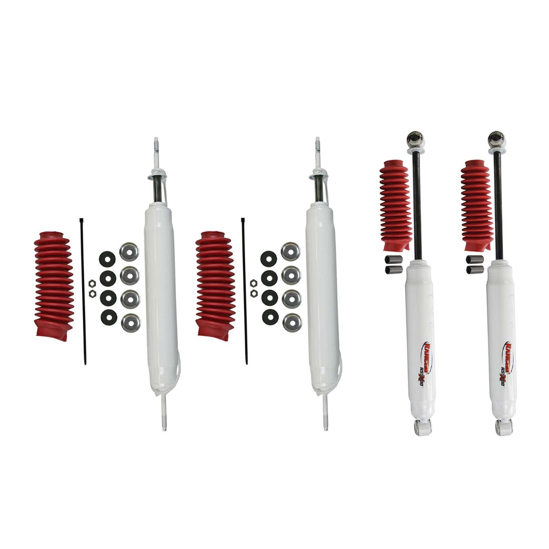 Rancho RS5000X Gas Shocks Set w/3-4" lift - 1961-1965 Ford F-250 4WD