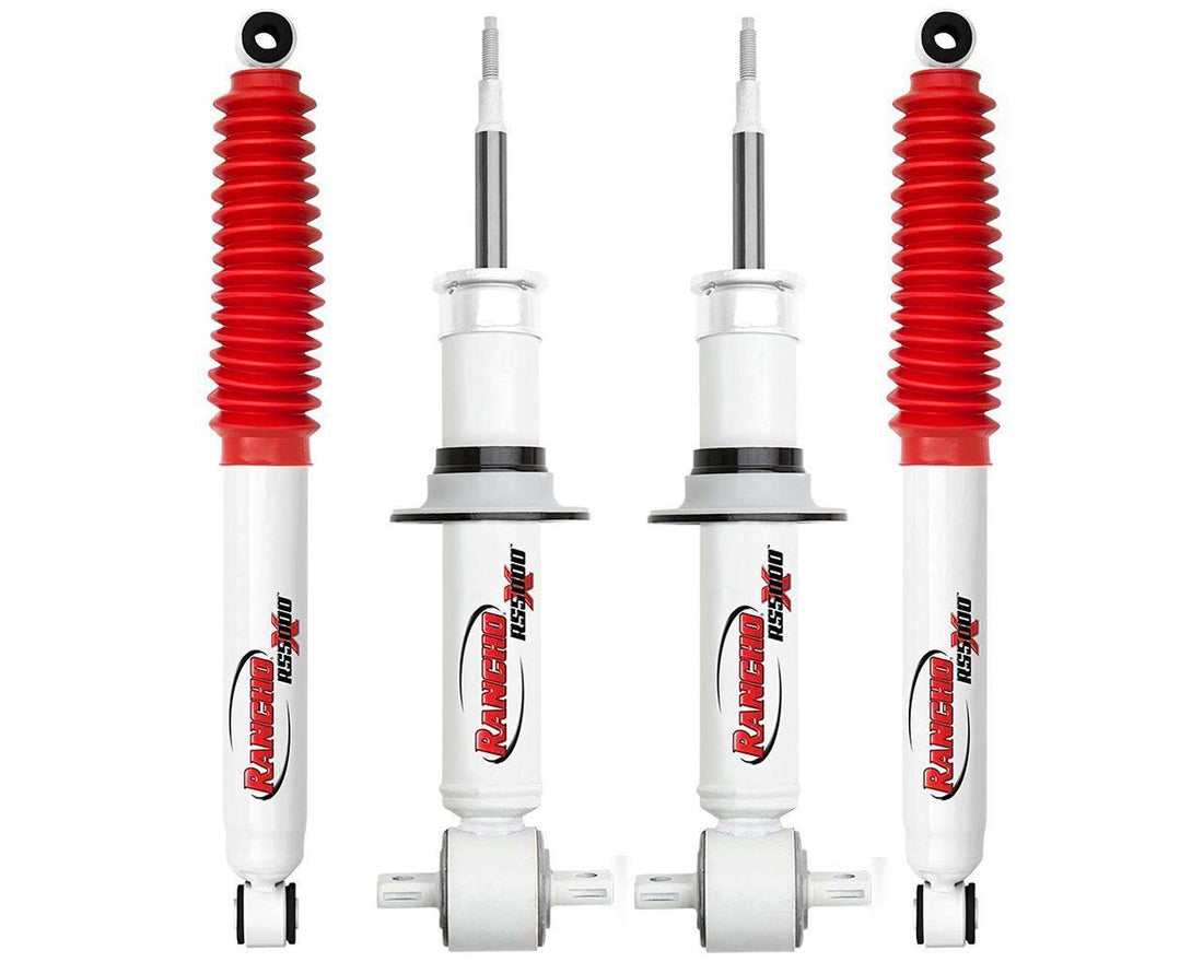 Rancho RS5000X Gas Strut & Shocks Set w/0" lift - 2009-2014 Ford F-150 RWD
