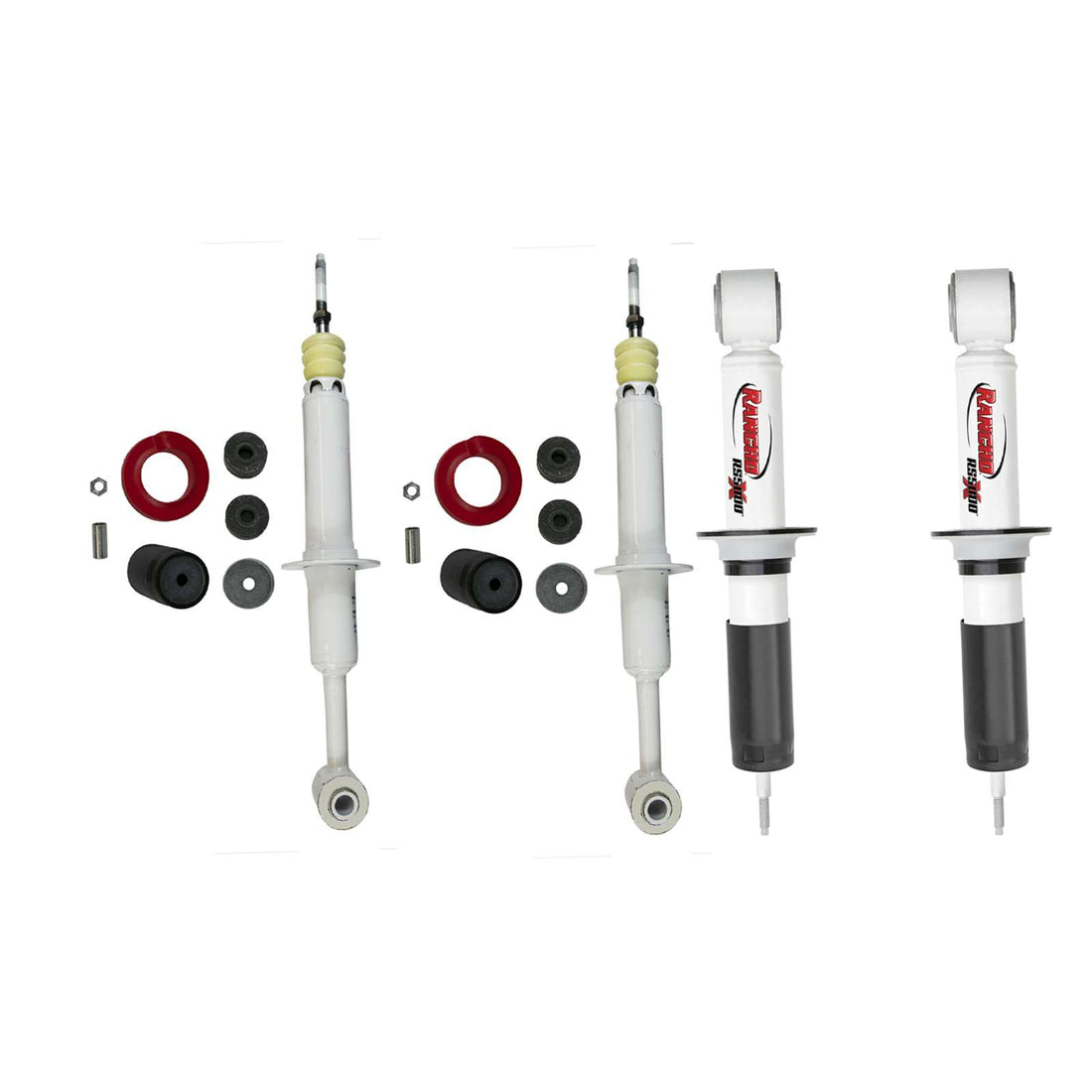 Rancho RS5000X Gas Strut & Shocks Set - 2007-2010 Ford Explorer Sport Trac 4WD RWD