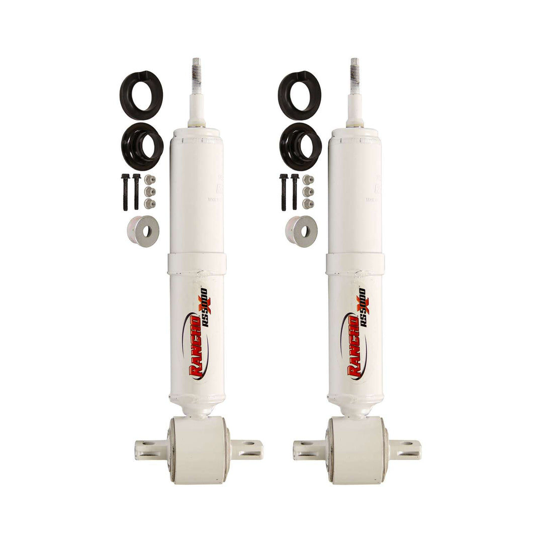 Rancho RS5000X Gas Strut Front Pair w/0" lift - 2007-2013 GMC Sierra 1500 4WD RWD