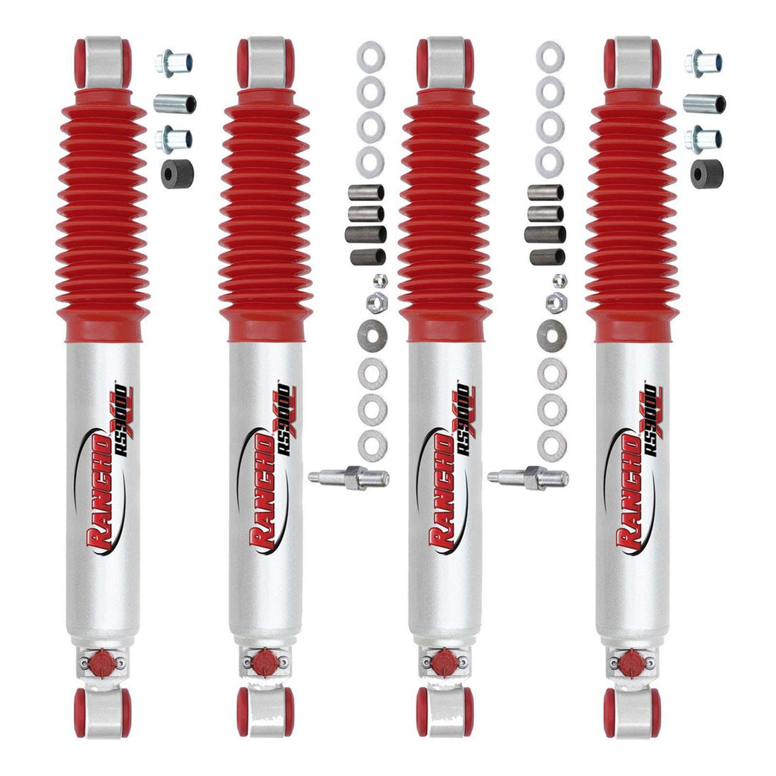 Rancho RS9000XL Adjustable Shocks Set w/2.5-4" lift - 1969-1974 GMC K25/K2500 Pickup 4WD