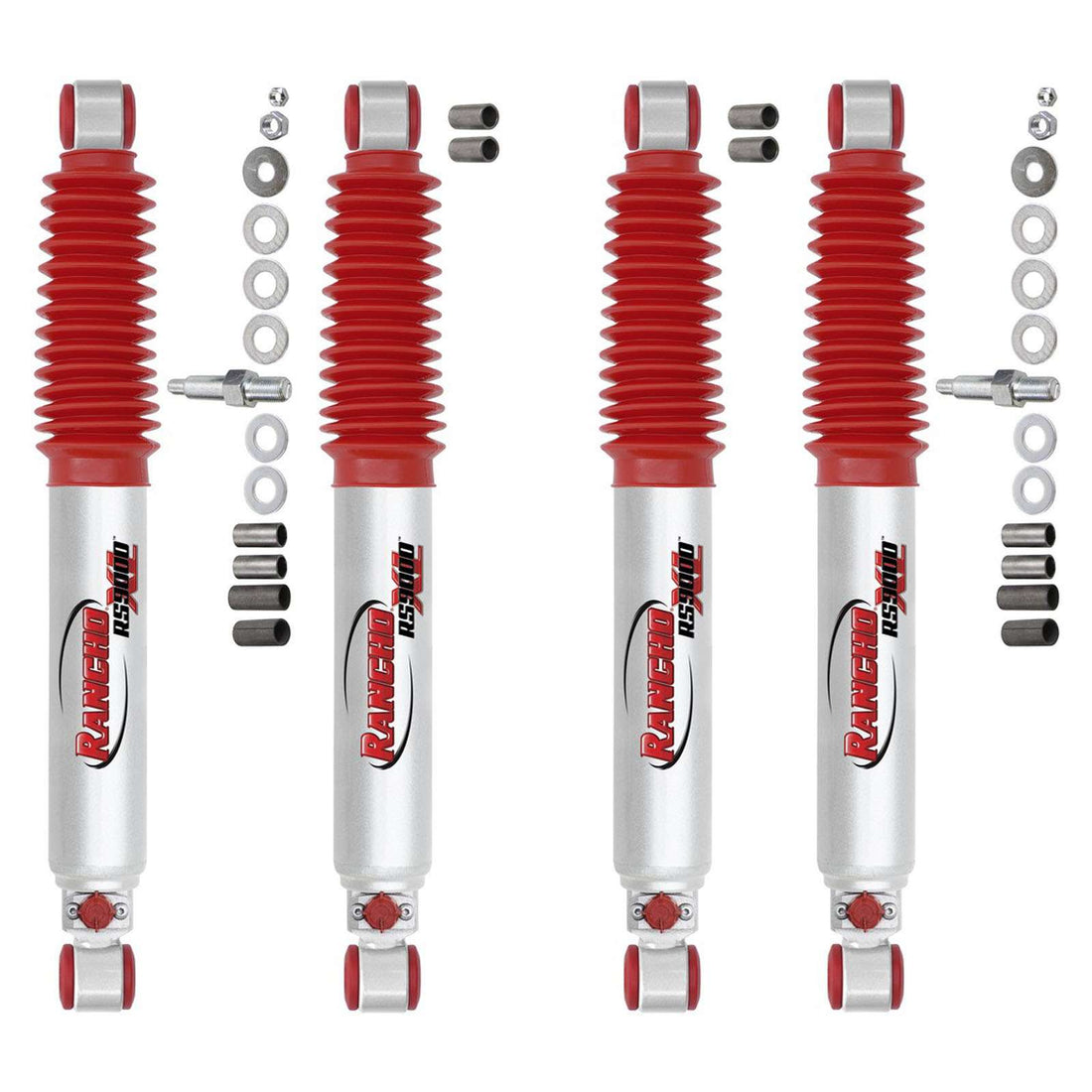 Rancho RS9000XL Adjustable Shocks Set w/2.5" lift - 1982-1986 Jeep CJ5 4WD