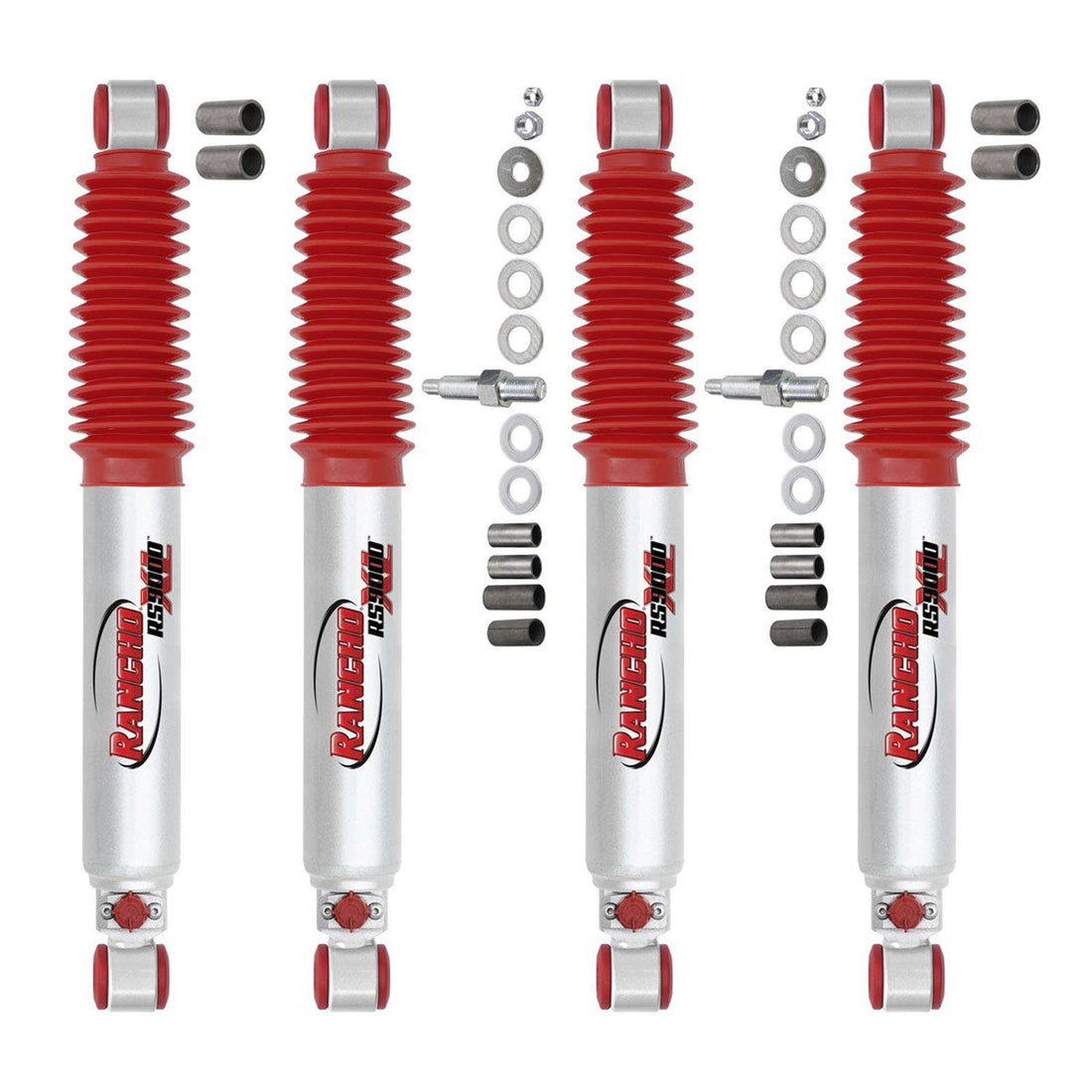 Rancho RS9000XL Adjustable Shocks Set w/0-2.5" lift - 1976-1981 Jeep CJ5 4WD
