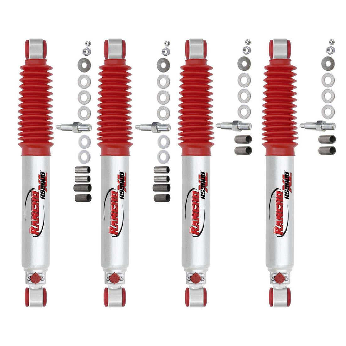 Rancho RS9000XL Adjustable Shocks Set w/0" lift - 1973-1986 GMC C3500 RWD