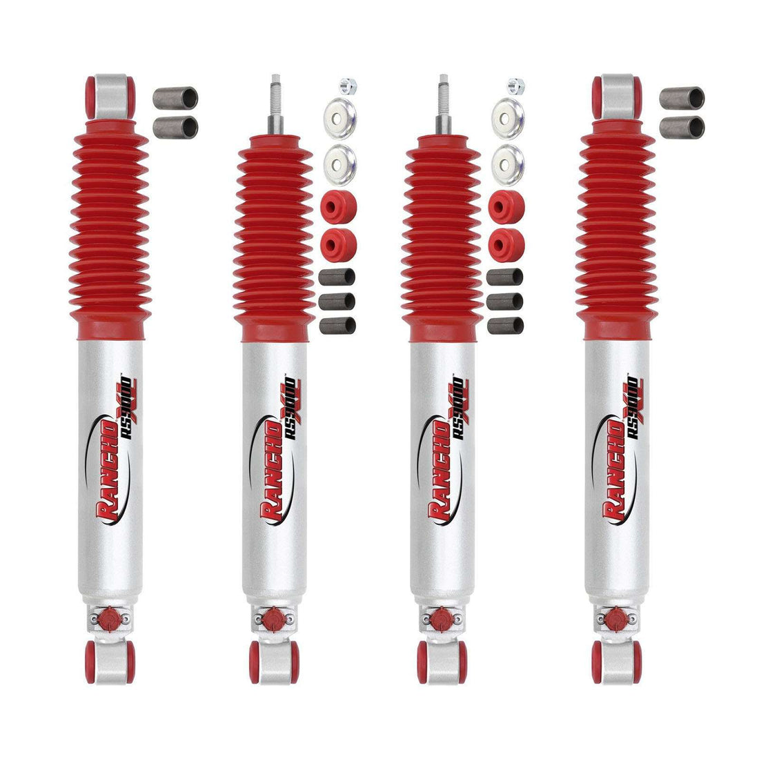 Rancho RS9000XL Adjustable Shocks Set w/0" lift - 2001-2007 GMC Sierra 1500 HD 4WD RWD Crew Cab