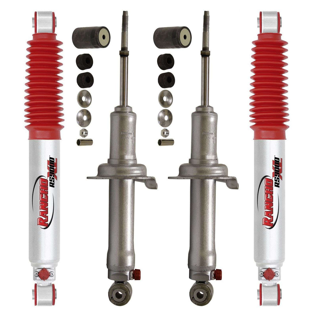 Rancho RS9000XL Adjustable Strut & Shocks Set w/4" lift - 2004-2015 Nissan Armada