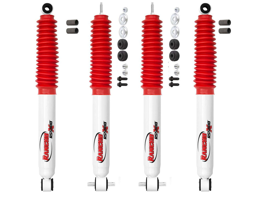 Rancho RS5000X Gas Shocks Set w/0" lift - 1998-2011 Ford Ranger RWD w/Torsion