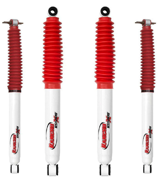 Rancho RS5000X Gas Shocks Set w/4" lift - 1995-2000 Chevrolet Tahoe 4WD 4DR