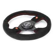 NRG DUAL BUTTON STEERING WHEEL SUEDE