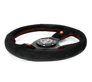 NRG DUAL BUTTON STEERING WHEEL SUEDE